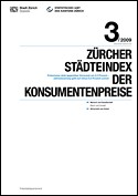 Deckblatt Zürcher Städteindex der Konsumentenpreise - März 2009