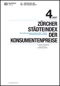 Deckblatt Zürcher Städteindex der Konsumentenpreise - April 2007