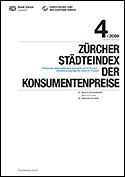 Deckblatt Zürcher Städteindex der Konsumentenpreise - April 2009