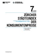 Deckblatt Zürcher Städteindex der Konsumentenpreise - Juli 2009