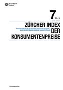 Deckblatt Zürcher Index der Konsumentenpreise - Juli 2011