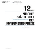 Deckblatt Zürcher Städteindex der Konsumentenpreise - Dezember 2008