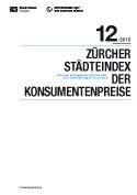 Deckblatt Zürcher Städteindex der Konsumentenpreise - Dezember 2010
