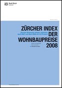 Deckblatt Zürcher Index der Wohnbaupreise 2008