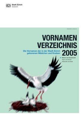 Deckblatt Vornamen-Verzeichnis 2005