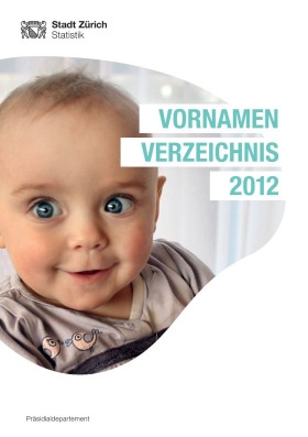 Deckblatt Vornamen-Verzeichnis 2012
