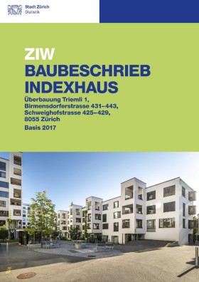Deckblatt ZIW Baubeschrieb Indexhaus Basis 2017