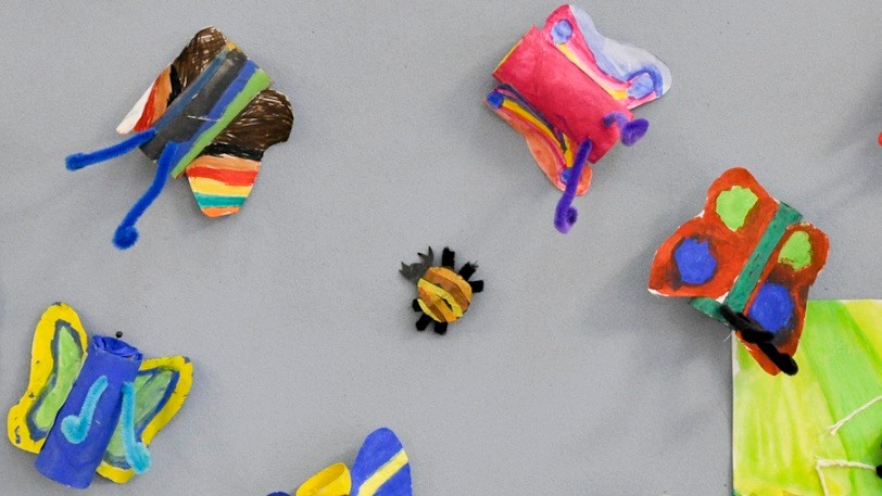 Bastelarbeit Schmetterling