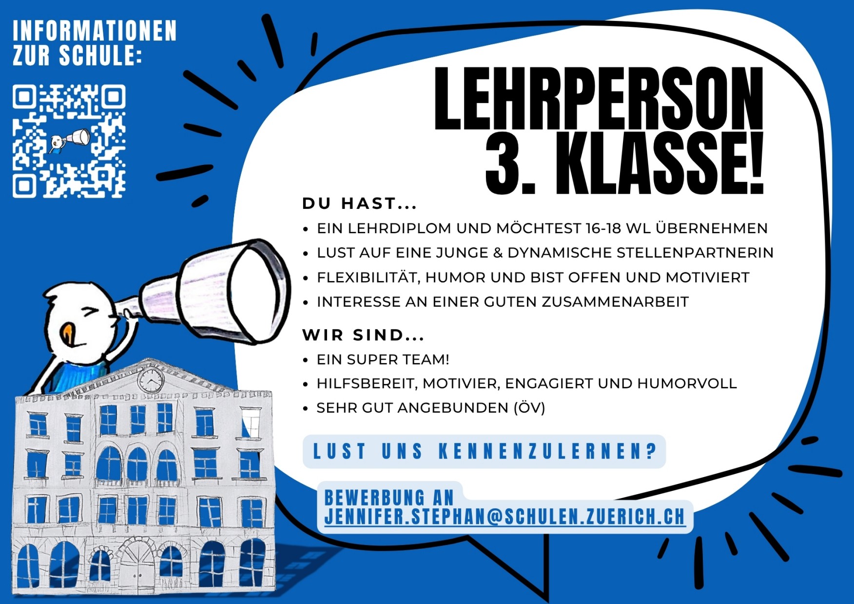 Stelleninserat 3. Klasse (Gut) - 1