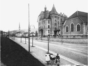 Trakt A, Ansicht von Nordwesten, um 1911 Trakt A, Ansicht von Nordwesten, um 1911