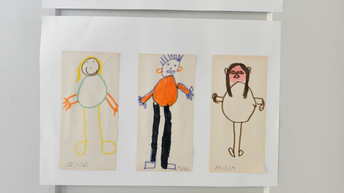 Menschen gezeichnet von Kindern