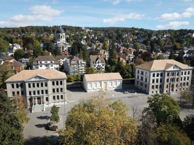 Schulanlage Ilgen Luftaufnahme 2017