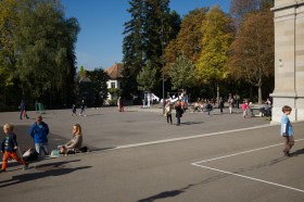 Friedlicher Pausenplatz