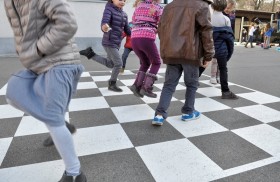 Schach auf dem Pausenplatz