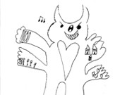 Lernort - Zeichnung Monster Lernort - Zeichnung Monster