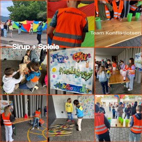 Sirup & Spiele organisiert durch Team Konfliktlotsen 2025 