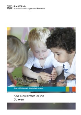 Titelseite des Kita-Newsletter 01|20 zum Thema Spielen