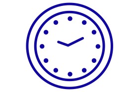 Illustration einer Uhr