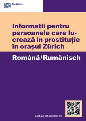 Imagine din broșură «Informații pentru persoanele care lucrează în prostituție în orașul Zürich (Română)»