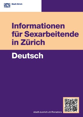 Bild von Broschüre «Informationen für Sexarbeitende in Deutsch»