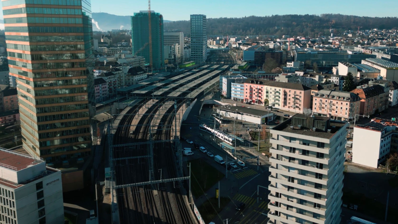 Drohnenbild Zürich-West