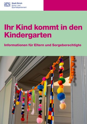  Titelseite der Informationsbroschüre Kindergarten