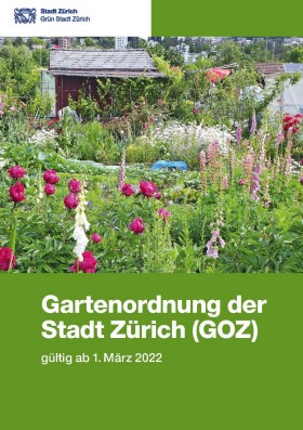 Titelbild der Gartenordnung der Stadt Zürich (GOZ)