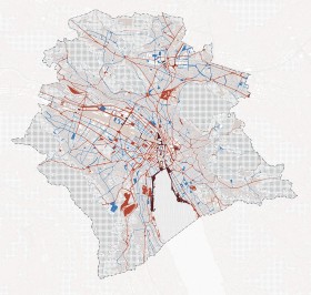 Karte der Stadt Zürich: Bedeutungsplan