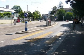 Tramhaltestelle Fellenbergstrasse nicht behindertengerecht
