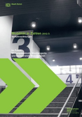 Titelblatt Mobilität in Zahlen 2012/3, Verkehrszählungen