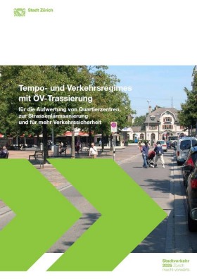 Titelblatt von Tempo- und Verkehrsregimes mit ÖV-Trassierung