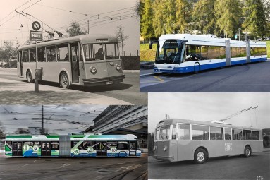 Seit 80 Jahren innovativ: Der Trolleybus in Zürich.