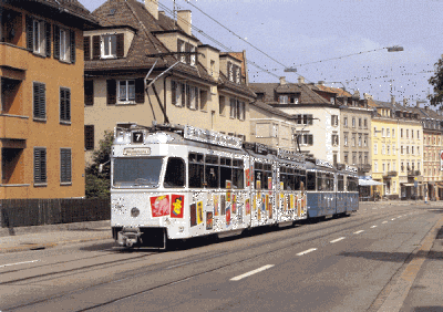 Pro Juventute-Tram von 1988