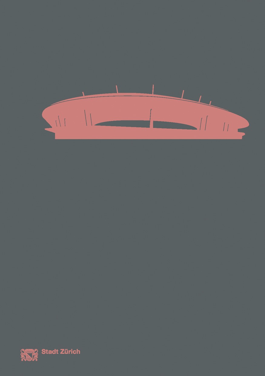 Kunst und Bau Stadion Letzigrund Cover Publikation «Kunst und Bau Stadion Letzigrund», Cover