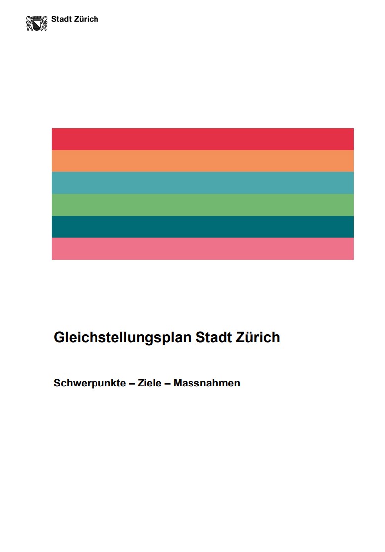 Titelbild Gleichstellungsplan 2009–2013