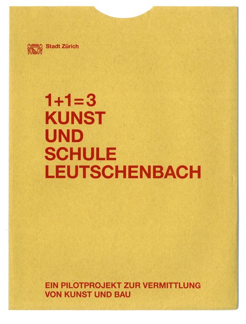 1 + 1 = 3 Cover Publikation «1+1=3», Cover