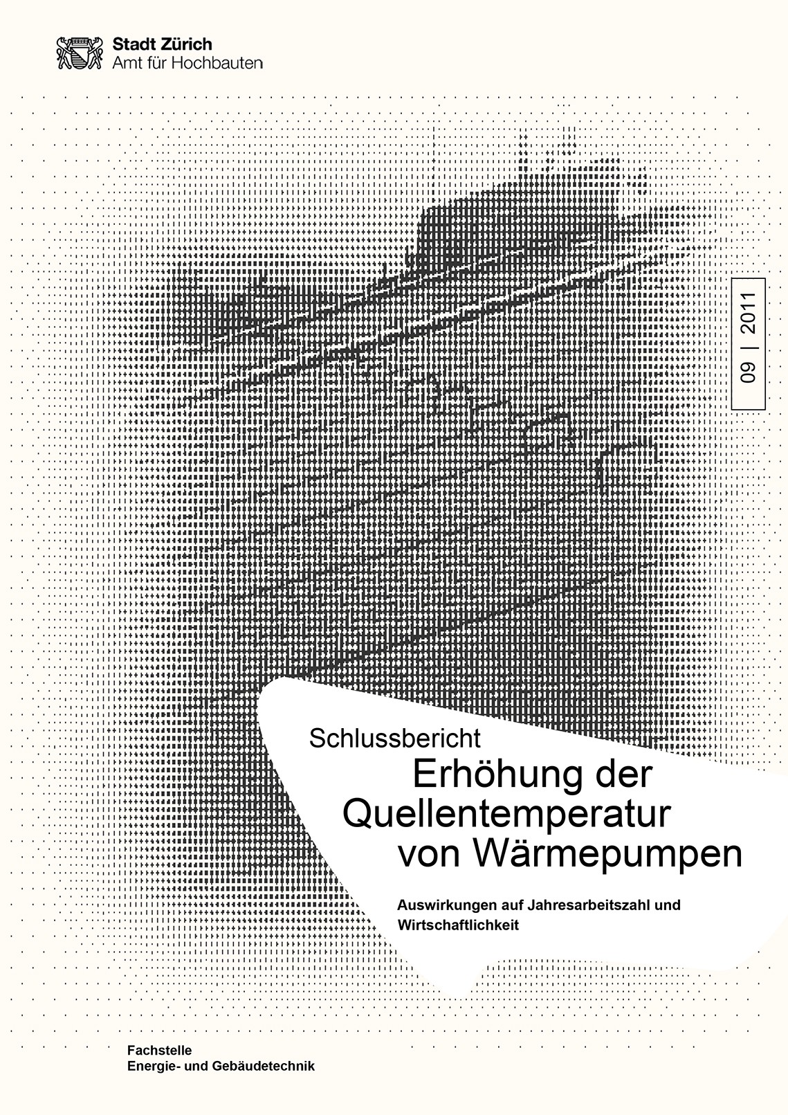 Titelseite Studie Erhöhung der Quellentemperatur von Wärmepumpen