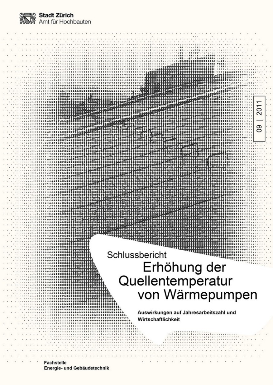 Erhöhung der Quellentemperatur von Wärmepumpen Titelseite Studie Erhöhung der Quellentemperatur von Wärmepumpen