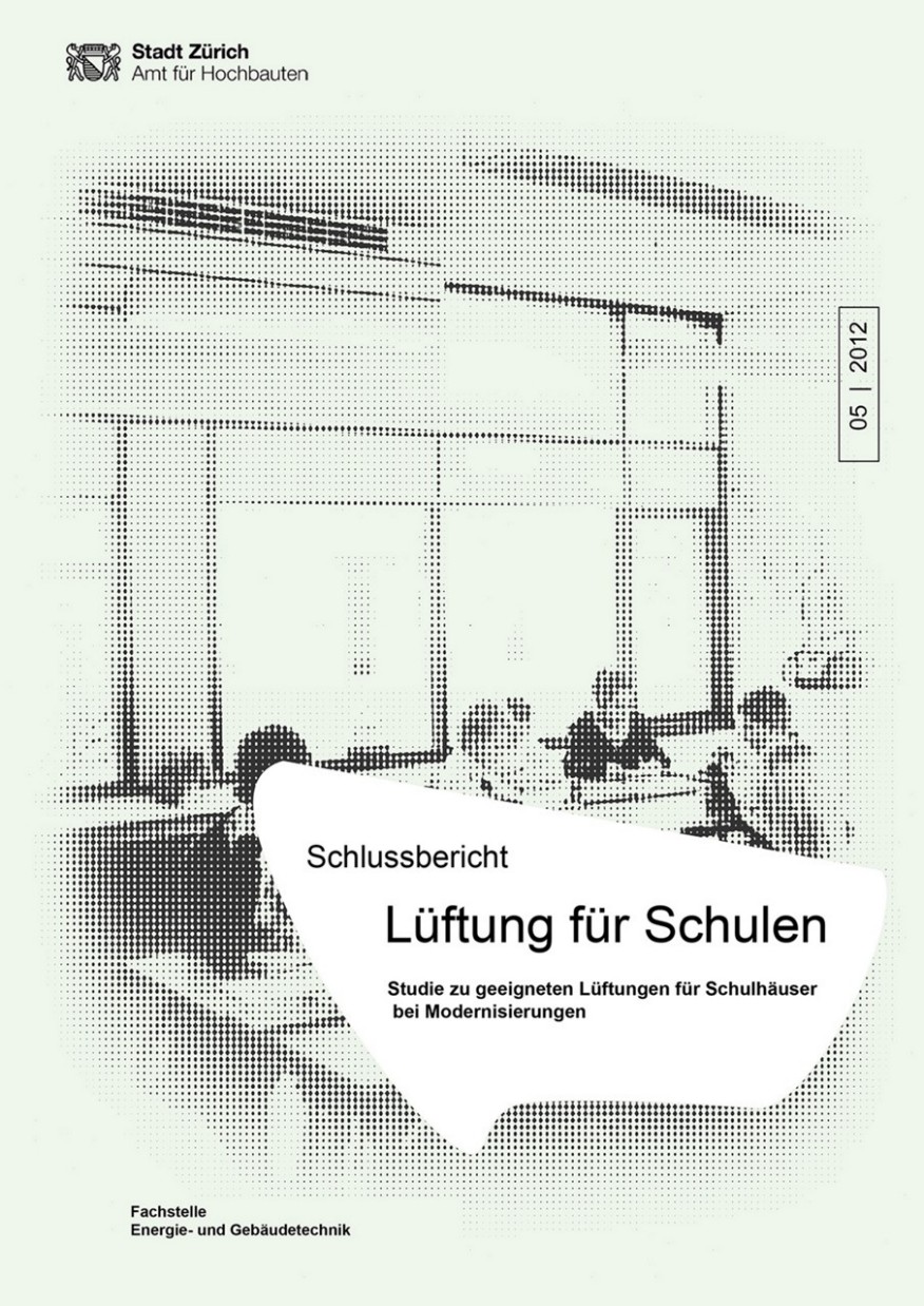 Titelseite Studie Lüftung für Schulen