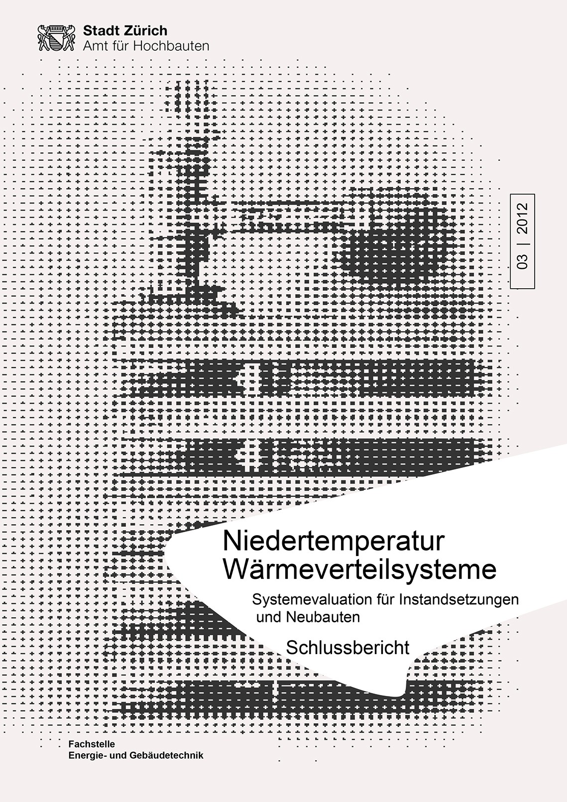 Titelseite Studie Niedertemperatur Wärmeverteilsysteme 