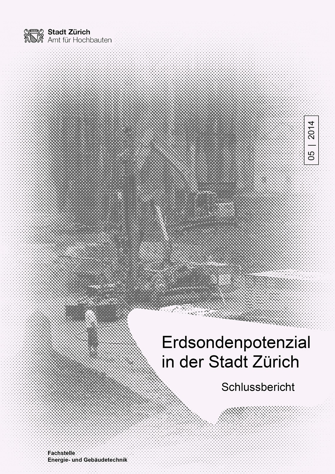 Titelseite Studie Erdsondenpotential in der Stadt Zürich