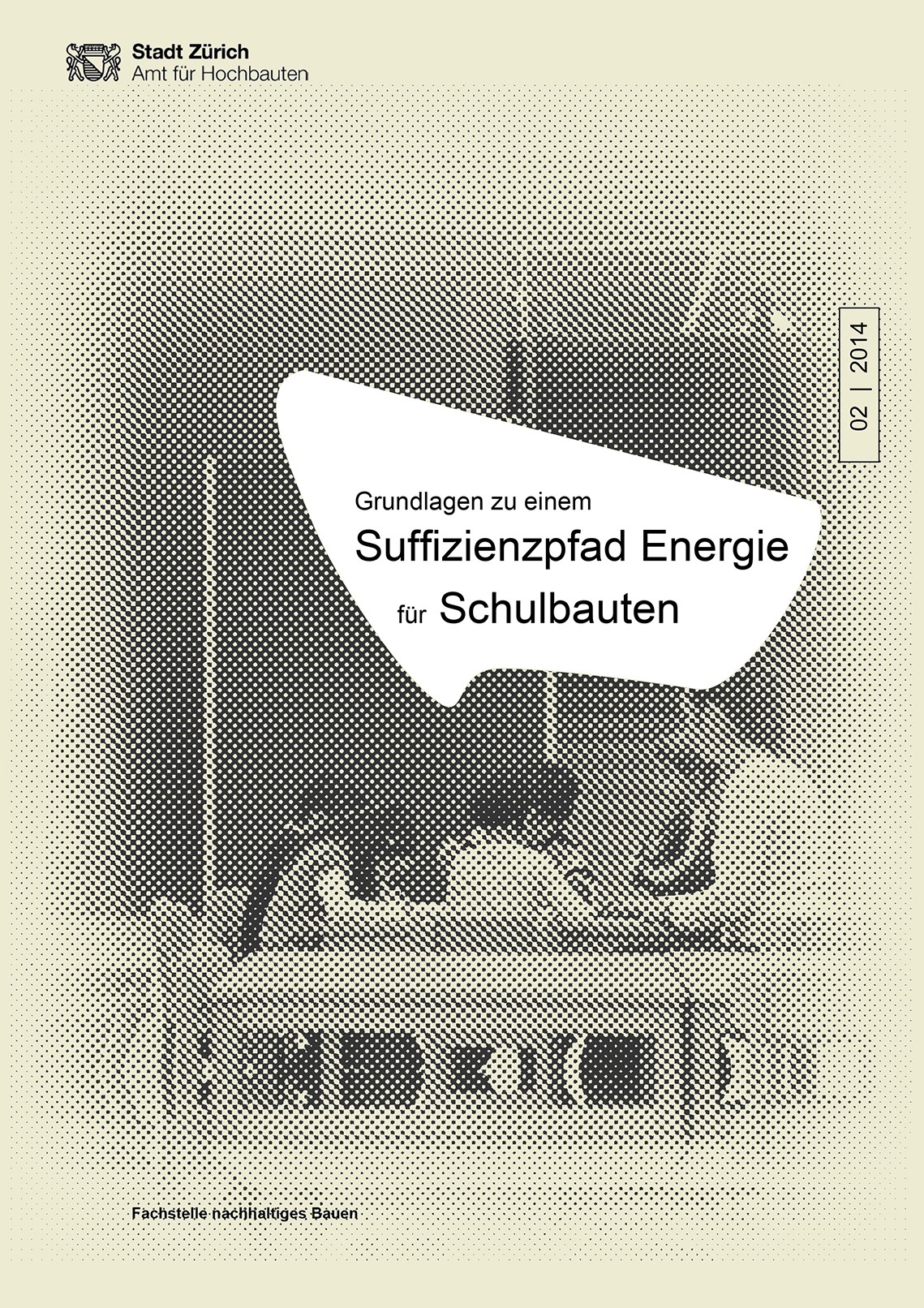 Titelseite Studie Suffizienzpfad Energie für Schulbauten