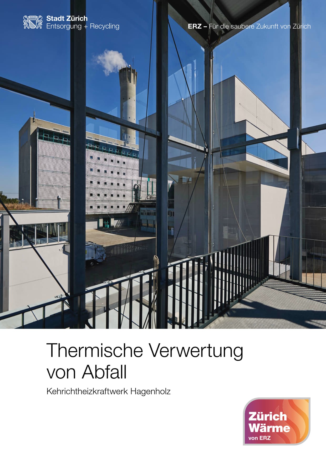 Titelbild Broschüre Thermische Verwertung von Abfall