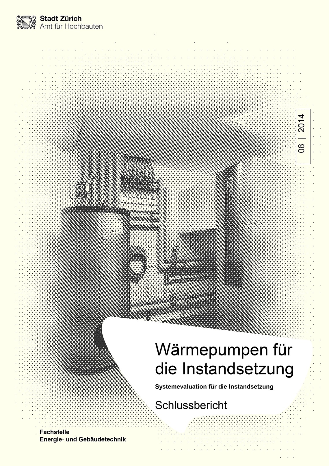 Titelseite Studie  Wärmepumpen für die Instandsetzung