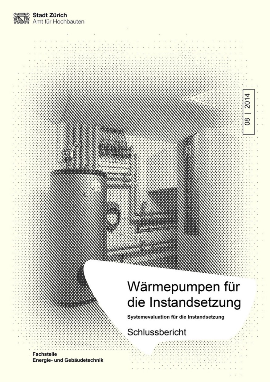 Wärmepumpen für die Instandsetzung Titelseite Studie Wärmepumpen für die Instandsetzung
