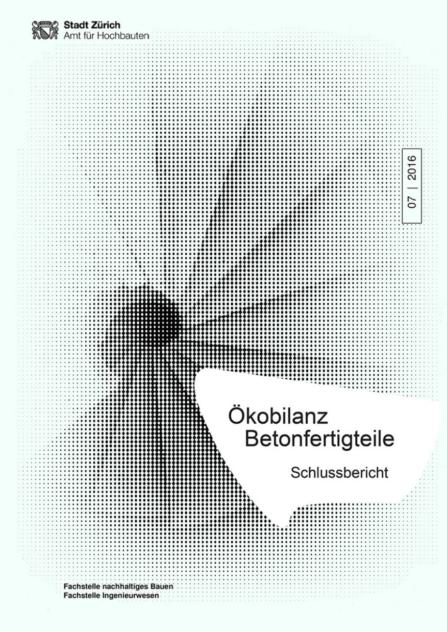 Ökobilanz Betonfertigteile Titelseite Studie Ökobilanz Betonfertigteile