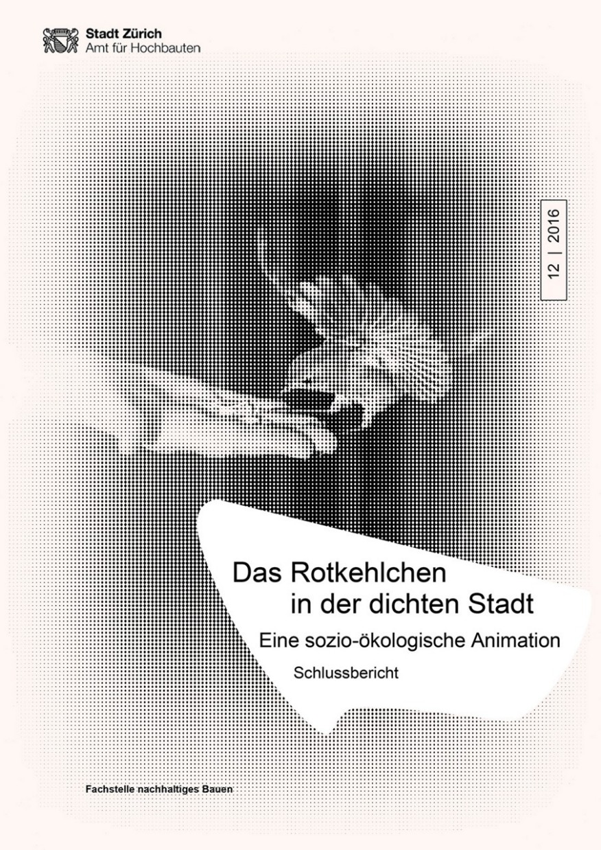 Das Rotkehlchen in der dichten Stadt Titelseite Studie Das Rotkehlchen in der dichten Stadt
