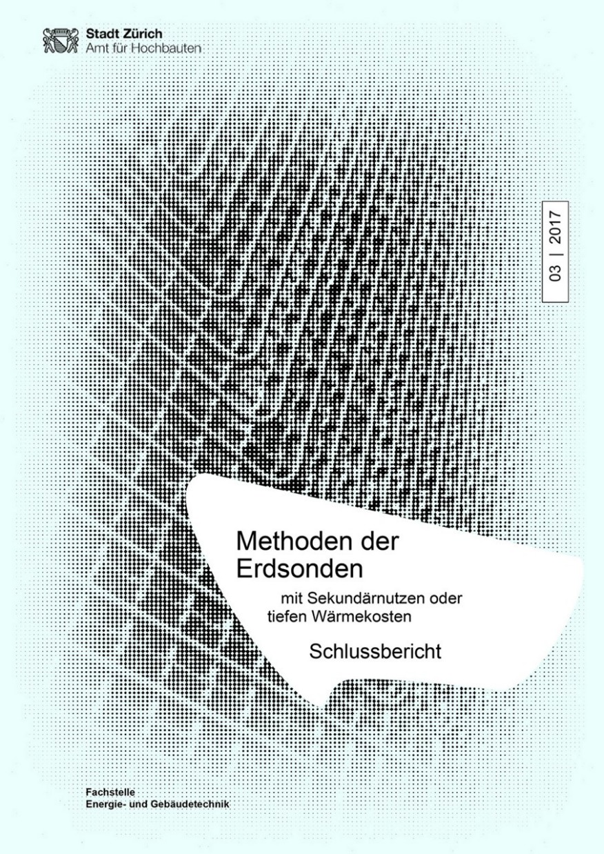 Methoden der Erdsonden-Regeneration Titelseite Studie Methoden der Erdsonden-Regeneration