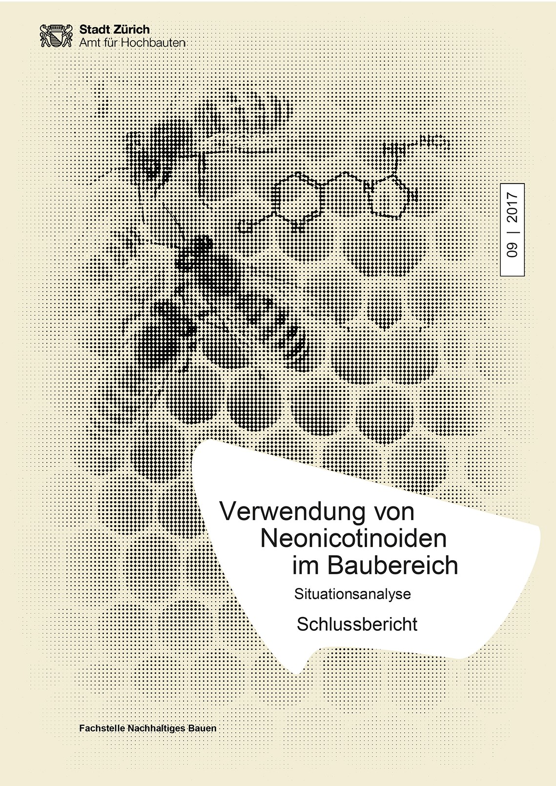 Titelseite Studie Verwendung von Neonicotinoiden im Baubereich
