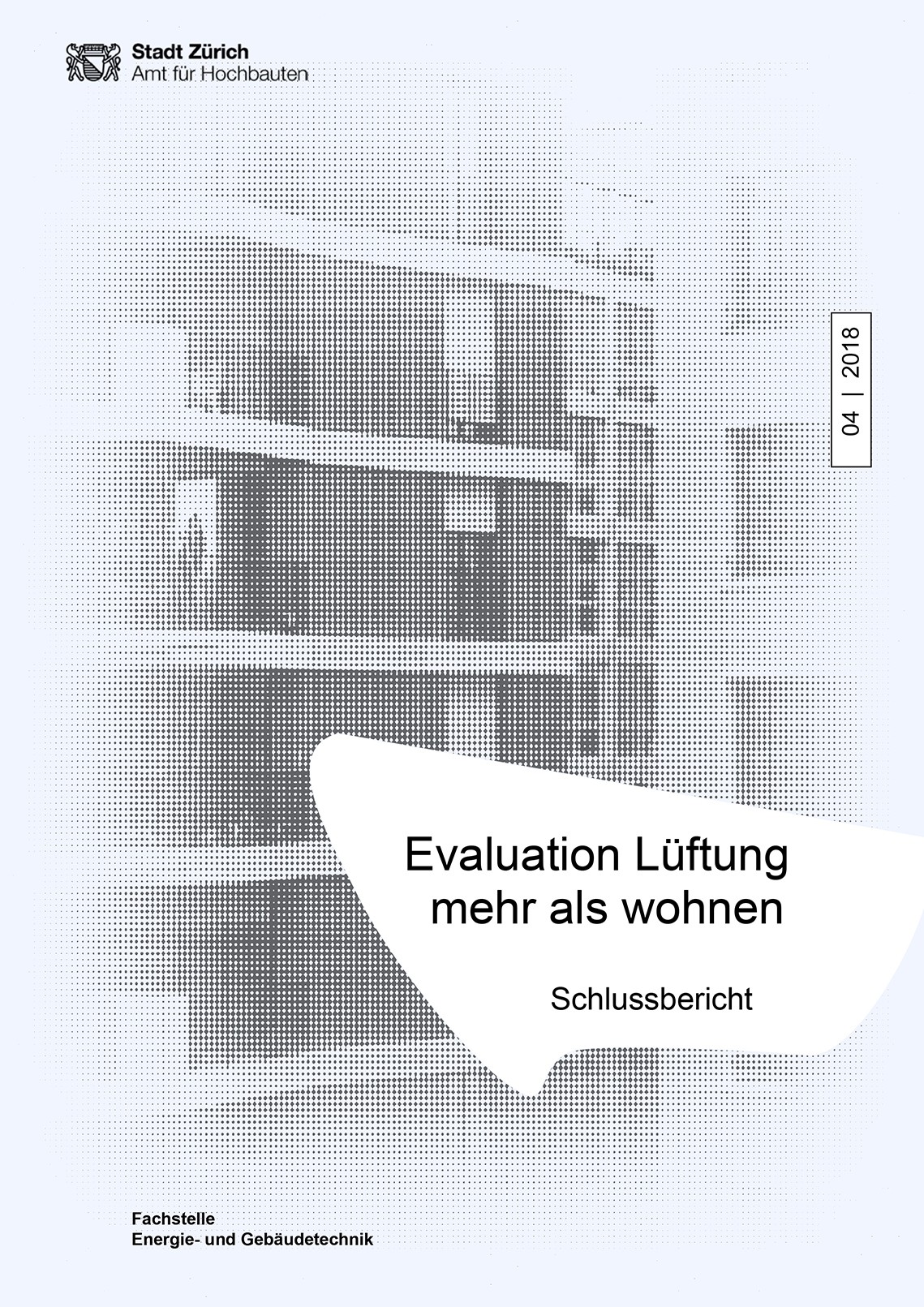 Titelseite Studie Evaluation Lüftung «mehr als wohnen»